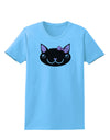 Kyu-T Head - Night Kawaia the Cute Girl Critter Womens T-Shirt-Womens T-Shirt-TooLoud-Aquatic-Blue-X-Small-Davson Sales