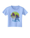 LA Beach Silhouette Letters Toddler T-Shirt-Toddler T-Shirt-TooLoud-Aquatic-Blue-2T-Davson Sales