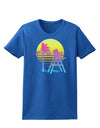 LA Beach Silhouette Letters Womens Dark T-Shirt-TooLoud-Royal-Blue-X-Small-Davson Sales