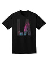 LA Outer Space Desgin Adult Dark T-Shirt-Mens T-Shirt-TooLoud-Black-Small-Davson Sales