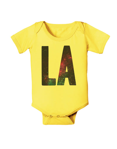 LA Outer Space Desgin Baby Romper Bodysuit-Baby Romper-TooLoud-Yellow-06-Months-Davson Sales