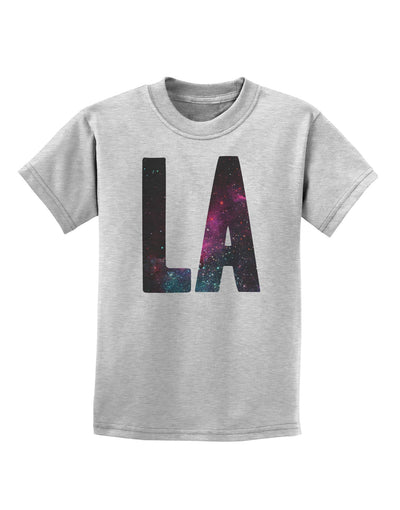 LA Outer Space Desgin Childrens T-Shirt-Childrens T-Shirt-TooLoud-AshGray-X-Small-Davson Sales