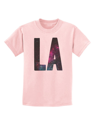 LA Outer Space Desgin Childrens T-Shirt-Childrens T-Shirt-TooLoud-PalePink-X-Small-Davson Sales