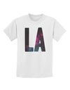 LA Outer Space Desgin Childrens T-Shirt-Childrens T-Shirt-TooLoud-White-X-Small-Davson Sales