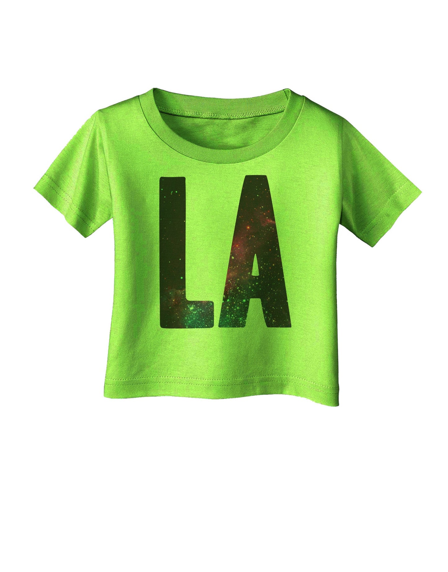 LA Outer Space Desgin Infant T-Shirt-Infant T-Shirt-TooLoud-Lime-Green-06-Months-Davson Sales