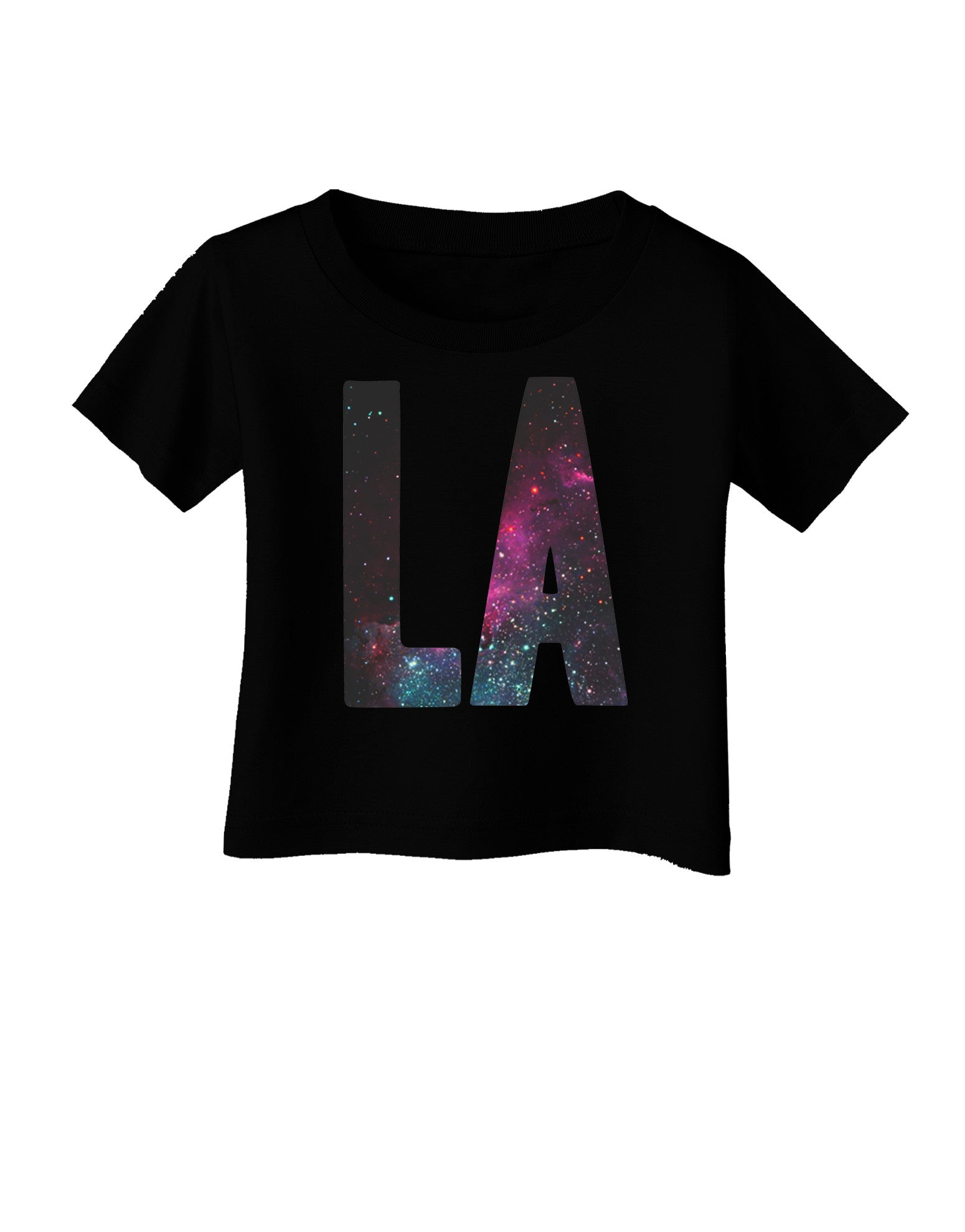 LA Outer Space Desgin Infant T-Shirt Dark-Infant T-Shirt-TooLoud-Black-06-Months-Davson Sales