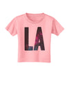 LA Outer Space Desgin Toddler T-Shirt-Toddler T-Shirt-TooLoud-Candy-Pink-2T-Davson Sales