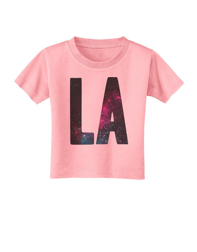 LA Outer Space Desgin Toddler T-Shirt-Toddler T-Shirt-TooLoud-Candy-Pink-2T-Davson Sales