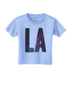 LA Outer Space Desgin Toddler T-Shirt-Toddler T-Shirt-TooLoud-Aquatic-Blue-2T-Davson Sales