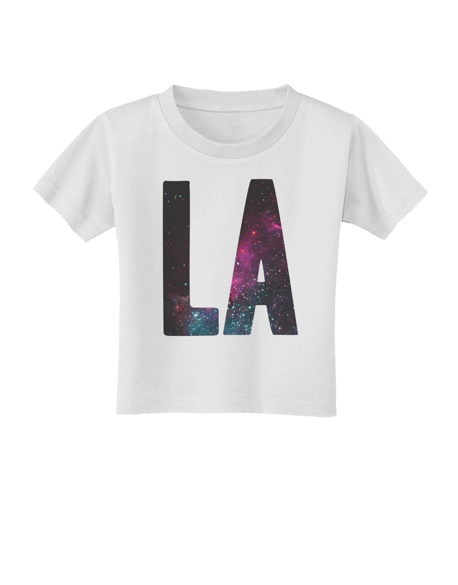 LA Outer Space Desgin Toddler T-Shirt-Toddler T-Shirt-TooLoud-White-2T-Davson Sales