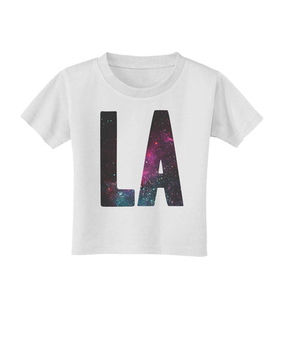 LA Outer Space Desgin Toddler T-Shirt-Toddler T-Shirt-TooLoud-White-2T-Davson Sales