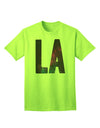 LA Outer Space Design: Premium Adult T-Shirt Collection-Mens T-shirts-TooLoud-Neon-Green-Small-Davson Sales