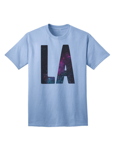 LA Outer Space Design: Premium Adult T-Shirt Collection-Mens T-shirts-TooLoud-Light-Blue-Small-Davson Sales