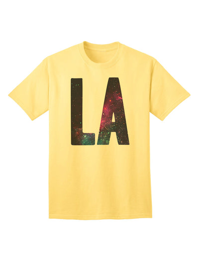 LA Outer Space Design: Premium Adult T-Shirt Collection-Mens T-shirts-TooLoud-Yellow-Small-Davson Sales