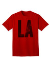 LA Outer Space Design: Premium Adult T-Shirt Collection-Mens T-shirts-TooLoud-Red-Small-Davson Sales