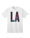 LA Outer Space Design: Premium Adult T-Shirt Collection-Mens T-shirts-TooLoud-White-Small-Davson Sales