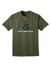 LGBT Freedom Rainbow Don't Tread on Me Adult Dark T-Shirt-Mens T-Shirt-TooLoud-Military-Green-Small-Davson Sales