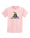 LGBT Freedom Rainbow Don't Tread on Me Childrens T-Shirt-Childrens T-Shirt-TooLoud-PalePink-X-Small-Davson Sales