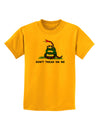 LGBT Freedom Rainbow Don't Tread on Me Childrens T-Shirt-Childrens T-Shirt-TooLoud-Gold-X-Small-Davson Sales