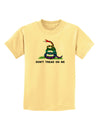 LGBT Freedom Rainbow Don't Tread on Me Childrens T-Shirt-Childrens T-Shirt-TooLoud-Daffodil-Yellow-X-Small-Davson Sales