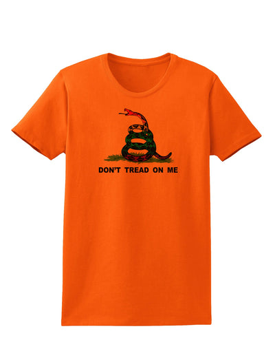 LGBT Freedom Rainbow Don't Tread on Me Womens T-Shirt-Womens T-Shirt-TooLoud-Orange-X-Small-Davson Sales