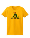 LGBT Freedom Rainbow Don't Tread on Me Womens T-Shirt-Womens T-Shirt-TooLoud-Gold-X-Small-Davson Sales