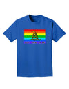 LGBT Rainbow Gadsden Flag Freedom Adult Dark T-Shirt-Mens T-Shirt-TooLoud-Royal-Blue-Small-Davson Sales