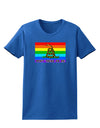 LGBT Rainbow Gadsden Flag Freedom Womens Dark T-Shirt-Womens T-Shirt-TooLoud-Royal-Blue-X-Small-Davson Sales