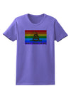 LGBT Rainbow Gadsden Flag Freedom Womens T-Shirt-Womens T-Shirt-TooLoud-Violet-X-Small-Davson Sales