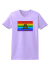 LGBT Rainbow Gadsden Flag Freedom Womens T-Shirt-Womens T-Shirt-TooLoud-Lavender-X-Small-Davson Sales