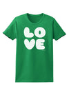 LOVE Text Womens Dark T-Shirt by TooLoud-Womens T-Shirt-TooLoud-Kelly-Green-X-Small-Davson Sales