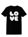 LOVE Text Womens Dark T-Shirt by TooLoud-Womens T-Shirt-TooLoud-Black-X-Small-Davson Sales