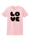 LOVE Text Womens T-Shirt by TooLoud-Womens T-Shirt-TooLoud-PalePink-X-Small-Davson Sales