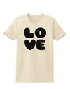 LOVE Text Womens T-Shirt by TooLoud-Womens T-Shirt-TooLoud-Natural-X-Small-Davson Sales