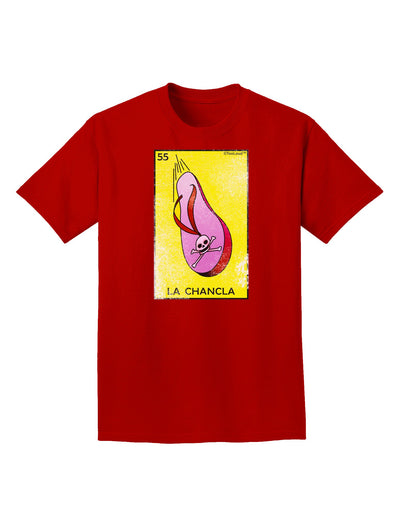 La Chancla Loteria Distressed Adult Dark T-Shirt-Mens T-Shirt-TooLoud-Red-Small-Davson Sales