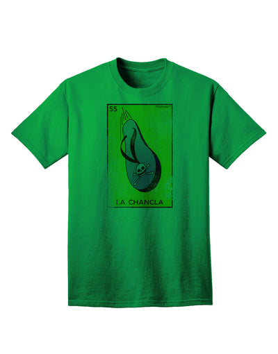 La Chancla Loteria Distressed Adult T-Shirt-Mens T-Shirt-TooLoud-Kelly-Green-Small-Davson Sales