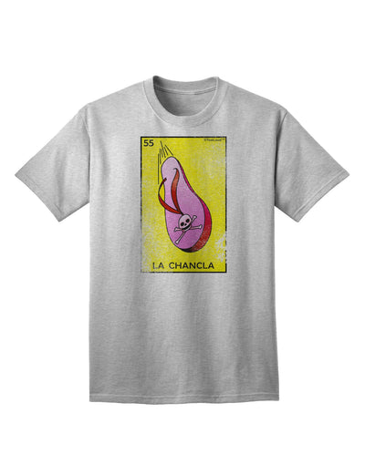 La Chancla Loteria Distressed Adult T-Shirt-Mens T-Shirt-TooLoud-AshGray-Small-Davson Sales