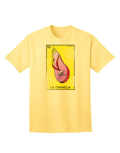 La Chancla Loteria Distressed Adult T-Shirt-Mens T-Shirt-TooLoud-Yellow-Small-Davson Sales