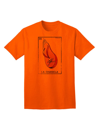 La Chancla Loteria Distressed Adult T-Shirt-Mens T-Shirt-TooLoud-Orange-Small-Davson Sales