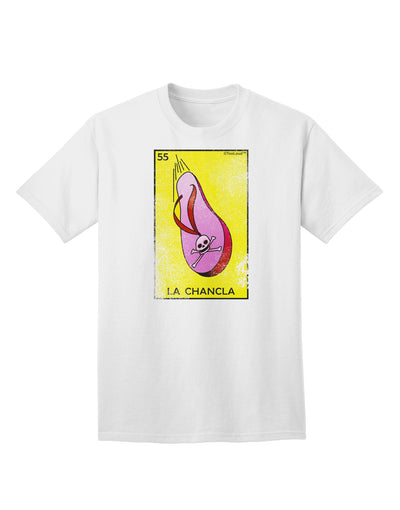 La Chancla Loteria Distressed Adult T-Shirt-Mens T-Shirt-TooLoud-White-Small-Davson Sales