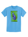 La Chancla Loteria Distressed Childrens T-Shirt-Childrens T-Shirt-TooLoud-Aquatic-Blue-X-Small-Davson Sales