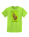 La Chancla Loteria Distressed Childrens T-Shirt-Childrens T-Shirt-TooLoud-Lime-Green-X-Small-Davson Sales