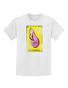 La Chancla Loteria Distressed Childrens T-Shirt-Childrens T-Shirt-TooLoud-White-X-Small-Davson Sales