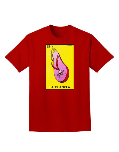 La Chancla Loteria Solid Adult Dark T-Shirt-Mens T-Shirt-TooLoud-Red-Small-Davson Sales