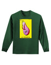 La Chancla Loteria Solid Adult Long Sleeve Dark T-Shirt-TooLoud-Dark-Green-Small-Davson Sales