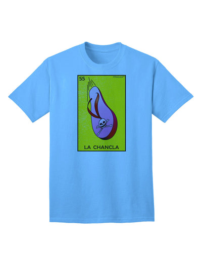 La Chancla Loteria Solid Adult T-Shirt-Mens T-Shirt-TooLoud-Aquatic-Blue-Small-Davson Sales