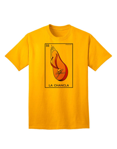 La Chancla Loteria Solid Adult T-Shirt-Mens T-Shirt-TooLoud-Gold-Small-Davson Sales