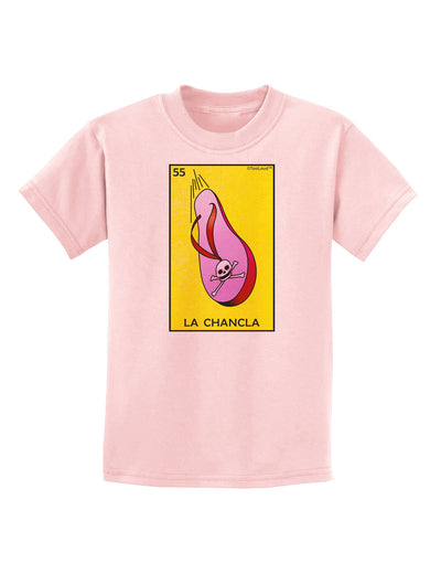 La Chancla Loteria Solid Childrens T-Shirt-Childrens T-Shirt-TooLoud-PalePink-X-Small-Davson Sales