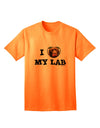 Labrador Retriever Adult T-Shirt - A Heartwarming Tribute-Mens T-shirts-TooLoud-Neon-Orange-Small-Davson Sales