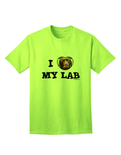 Labrador Retriever Adult T-Shirt - A Heartwarming Tribute-Mens T-shirts-TooLoud-Neon-Green-Small-Davson Sales